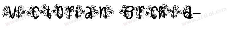 Victorian Orchid字体转换 Victorian Orchid字体转换
